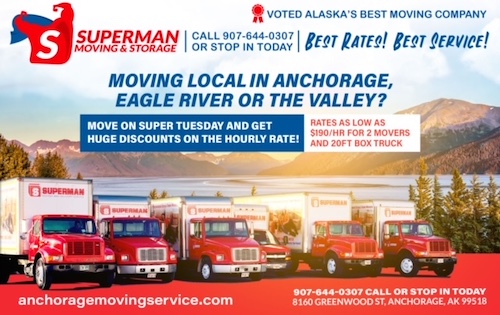 Superman Moving and Storage Local Moving Services in Anchorage Eagle River and The Valley