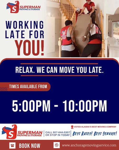 Superman Moving And Storage After Hours Moving Schedule